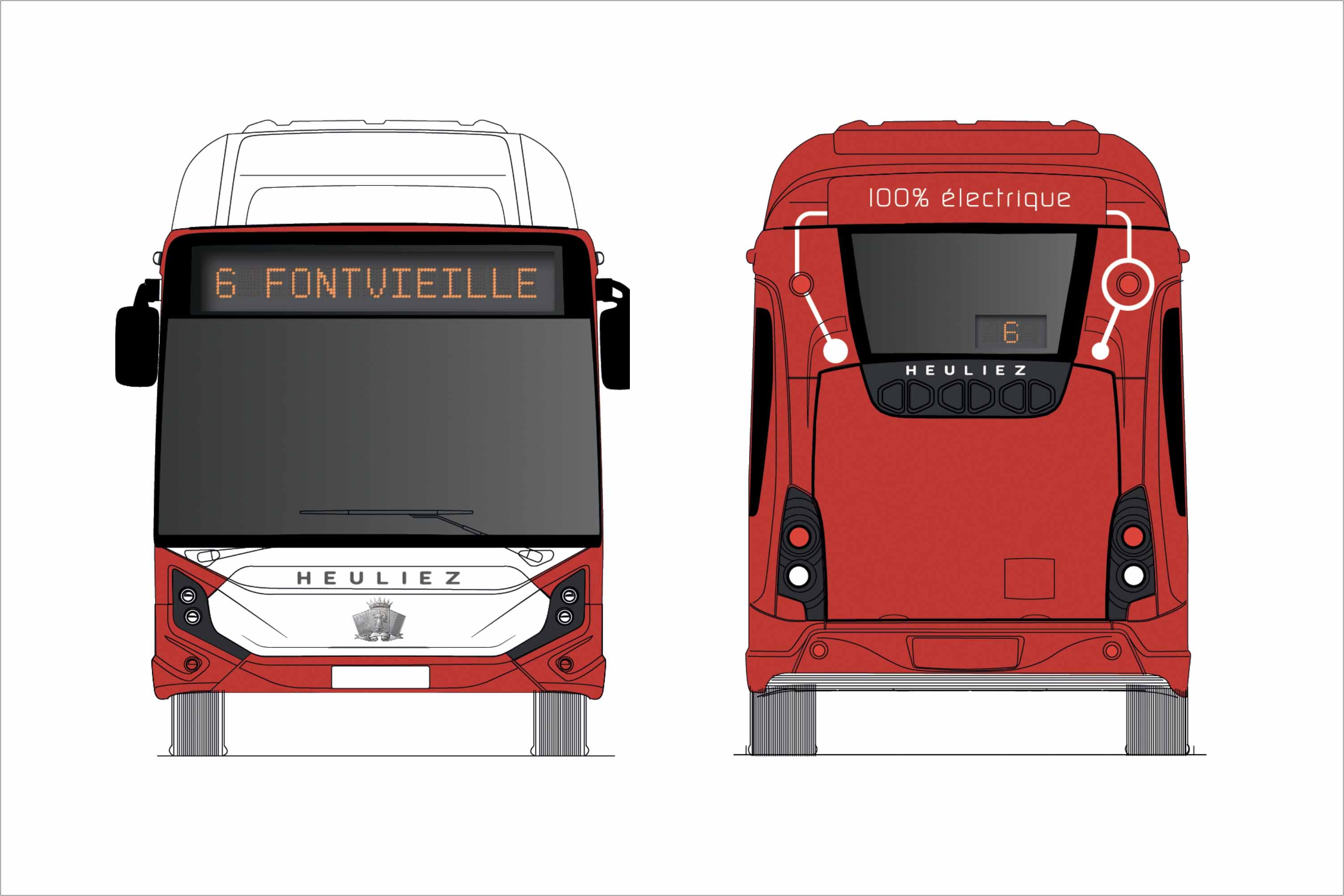 bus 100% électrique